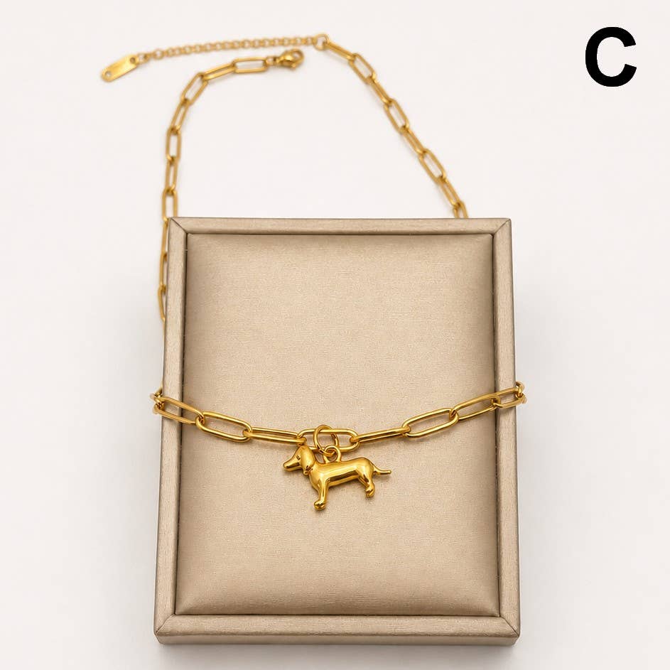 Dog Charm Necklace