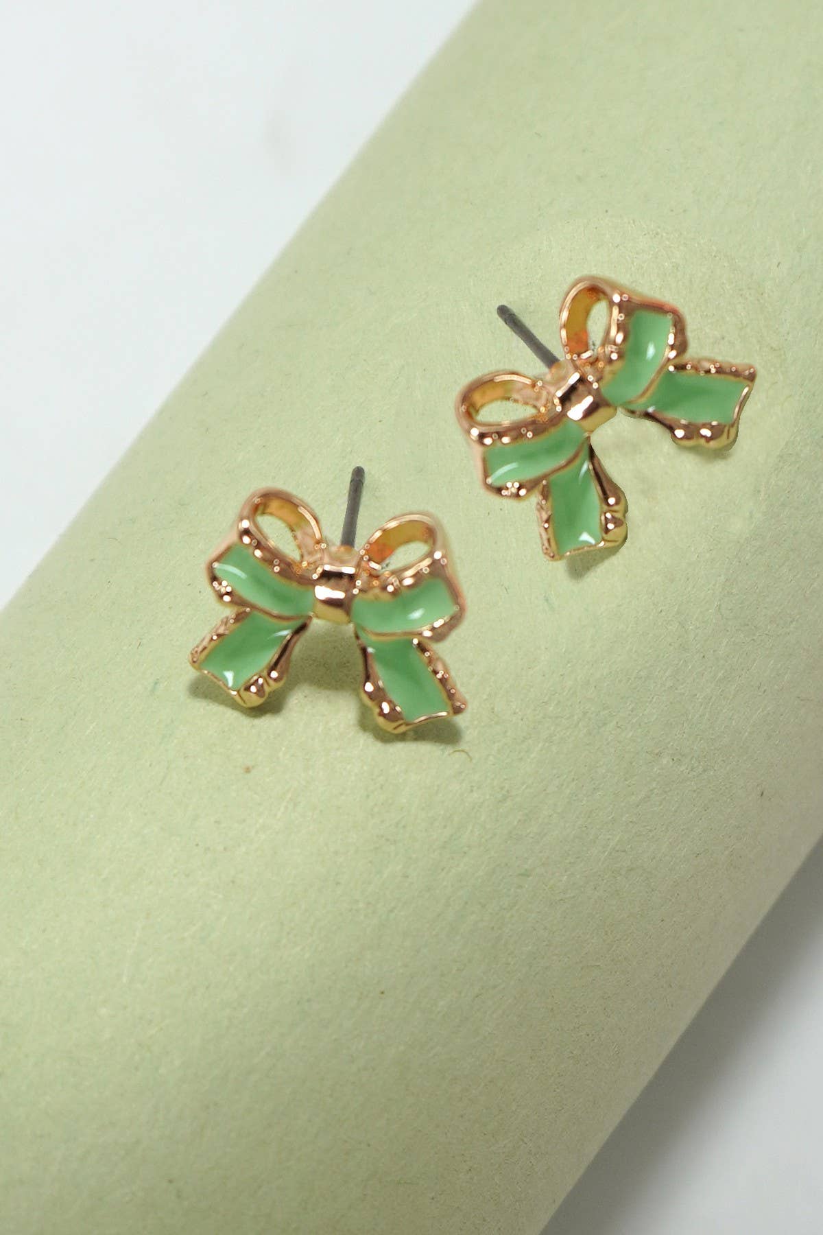 Green Bow Studs