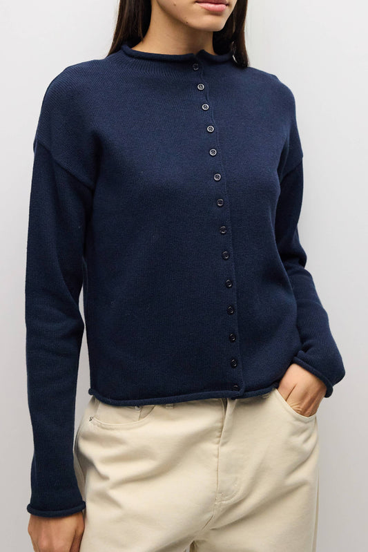 Marlo Raw Hem Cardigan
