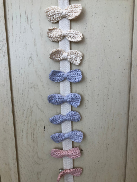 Hand Knit Bows