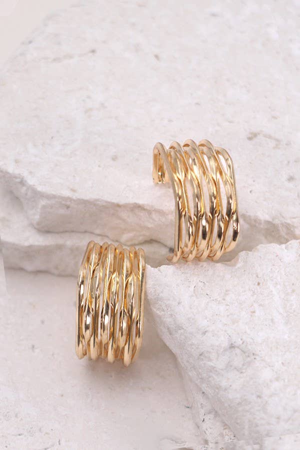 Geometric Hoop Earrings