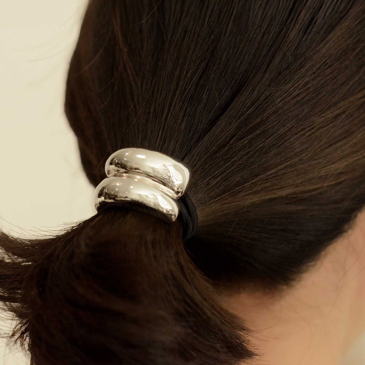 Double Arch Metal Ponytail Tie