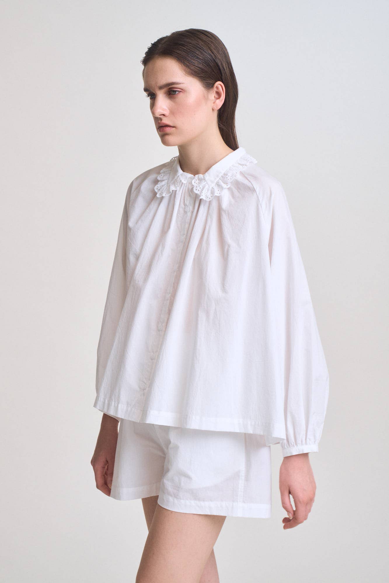 Elsie Eyelet Collar Shirt
