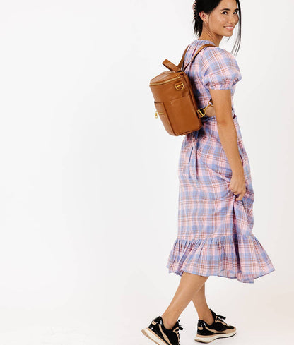 The Mini - Faux Leather Diaper Bag