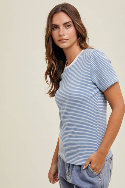 Striped Ringer Tee