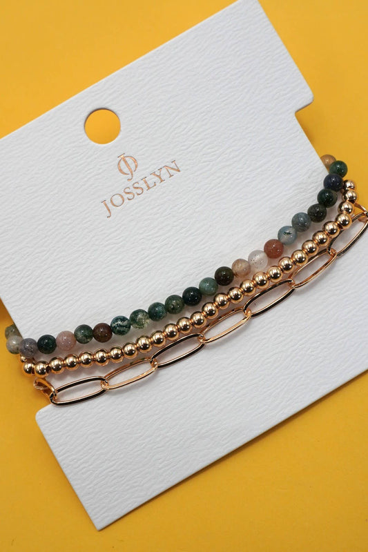 Multi Layer Ball Chain Bracelet