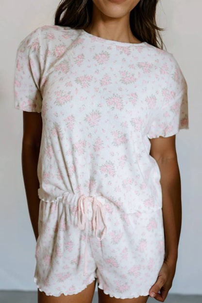 Frills Floral Lounge Set