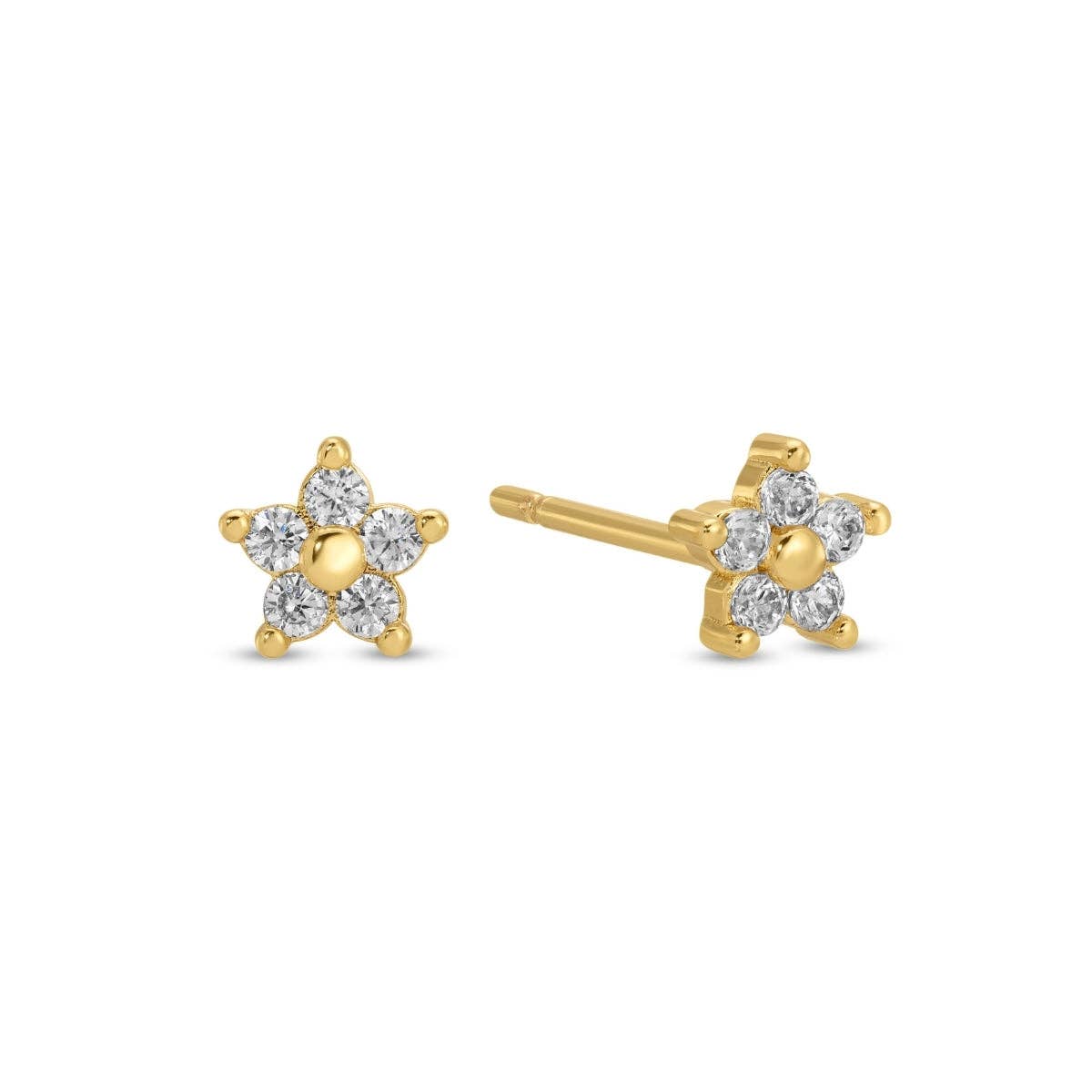 Delicate Flower Studs