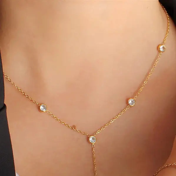 Diamond Lariat Necklace