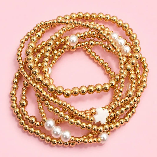 Multi Ball Stretchable Bracelet