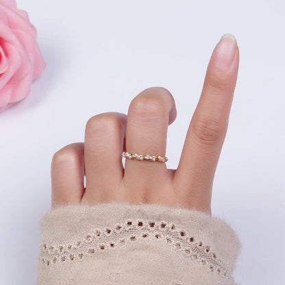 Pearl Twisted Ring