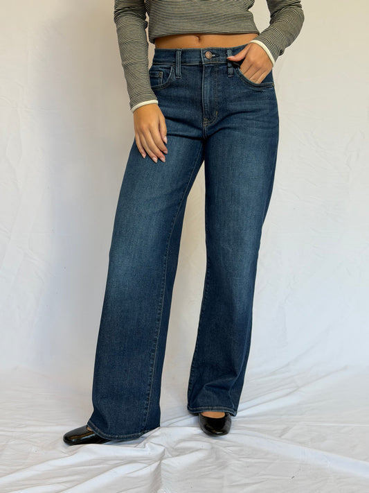 Loose Straight Regular Hem Jeans