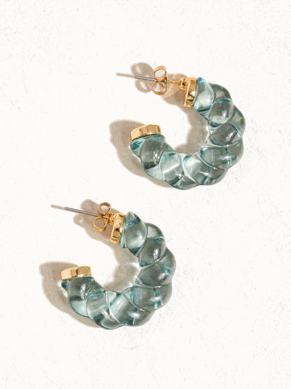 Braided Hoop Earring