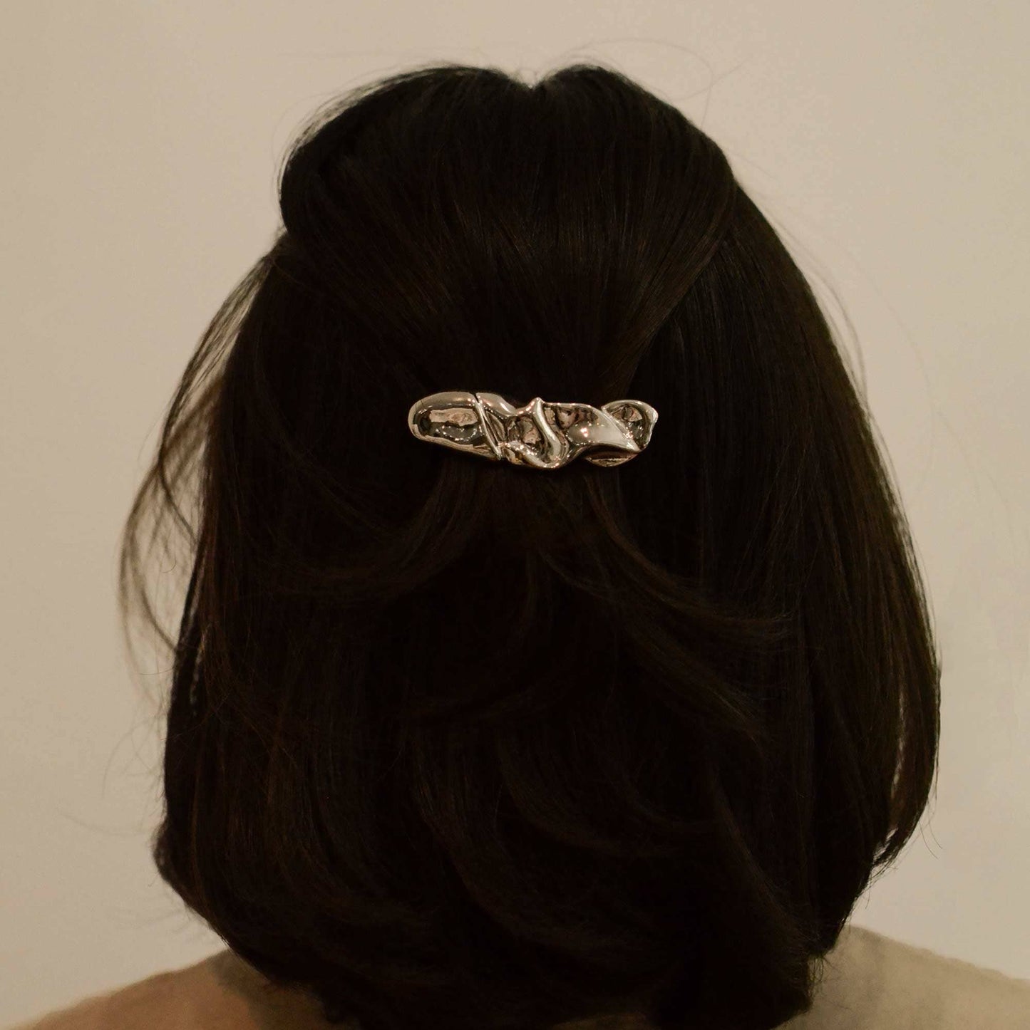 Textured Barrette Hair Clip