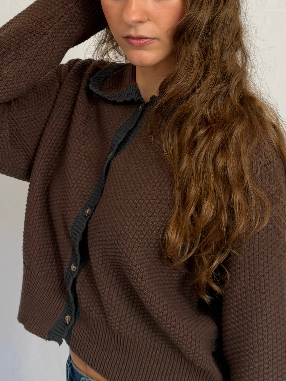 Marie Scalloped Edge Cardigan