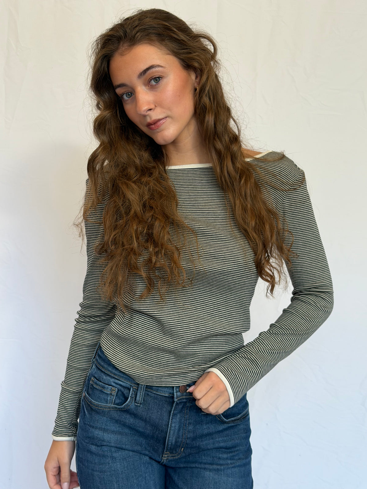 Low Back Stripe Top | Multiple Variants