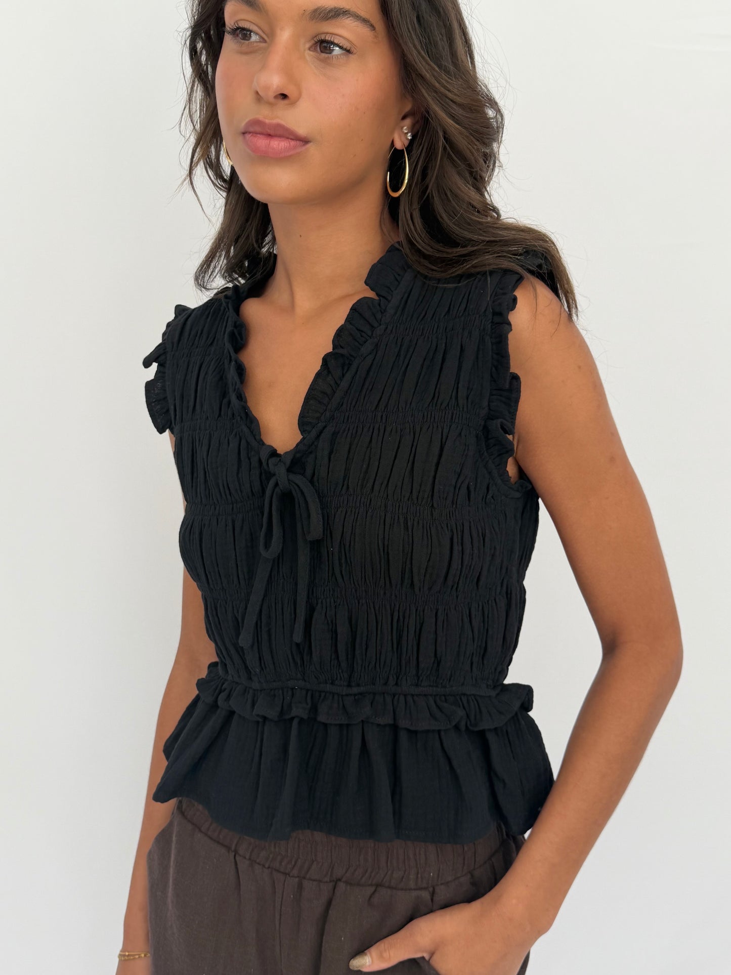 Claire Ruffle Top