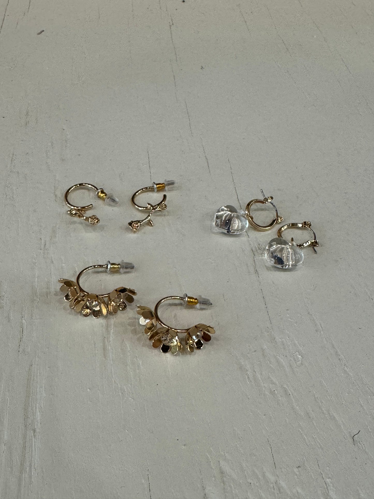 Set of 3 Mini Hoop Earrings
