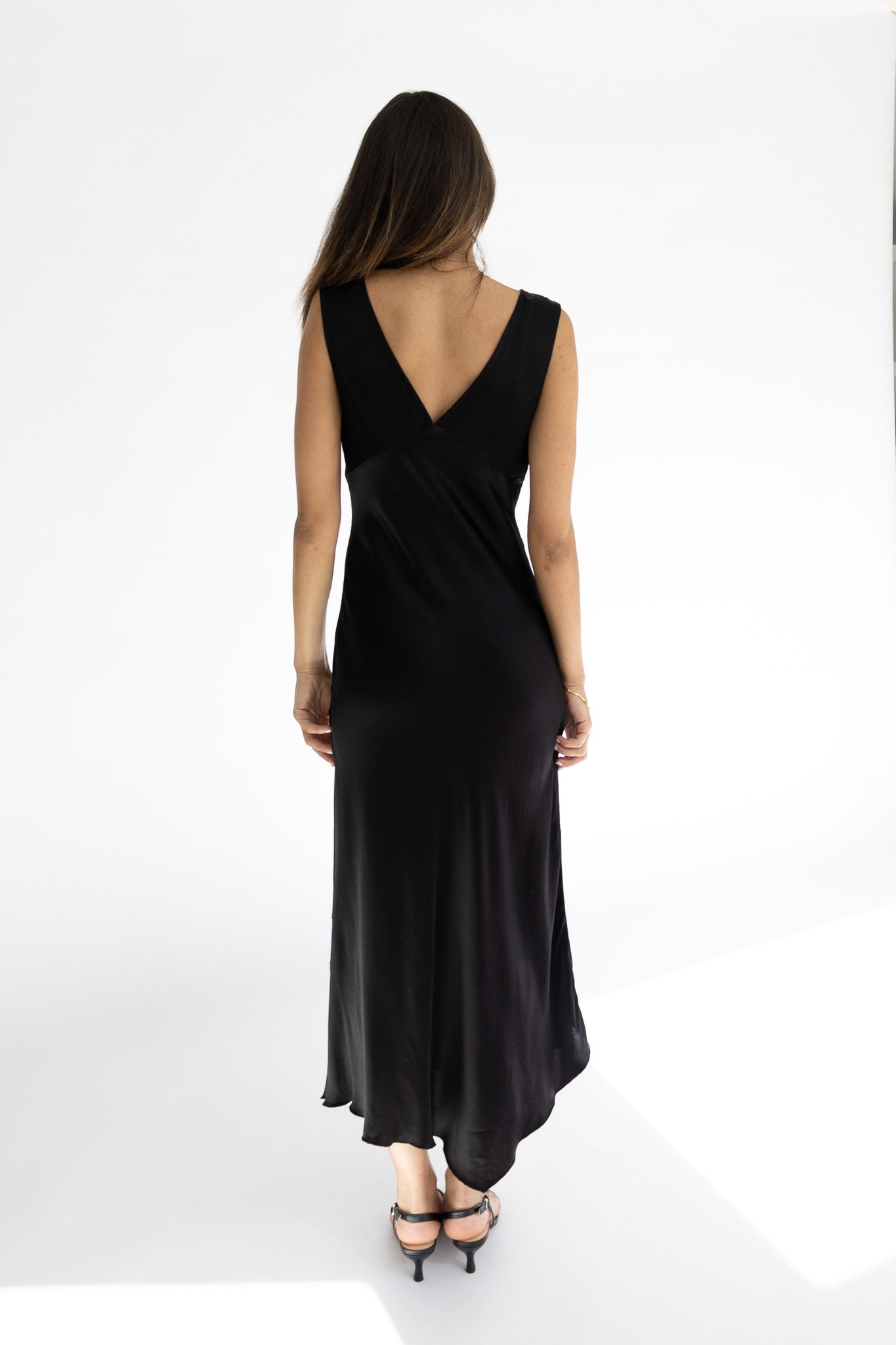 Rose Satin Dress