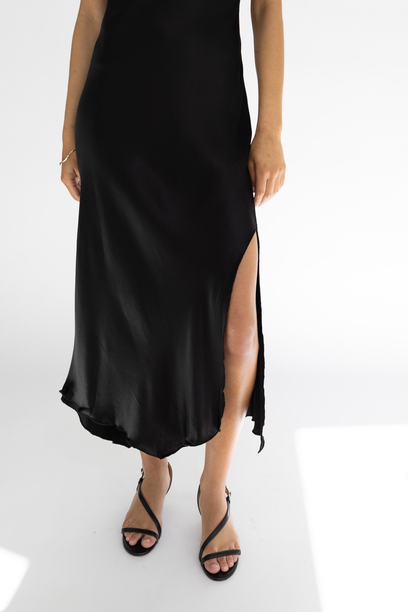 Rose Satin Dress