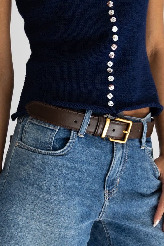 Classic Unisex Leather Belt