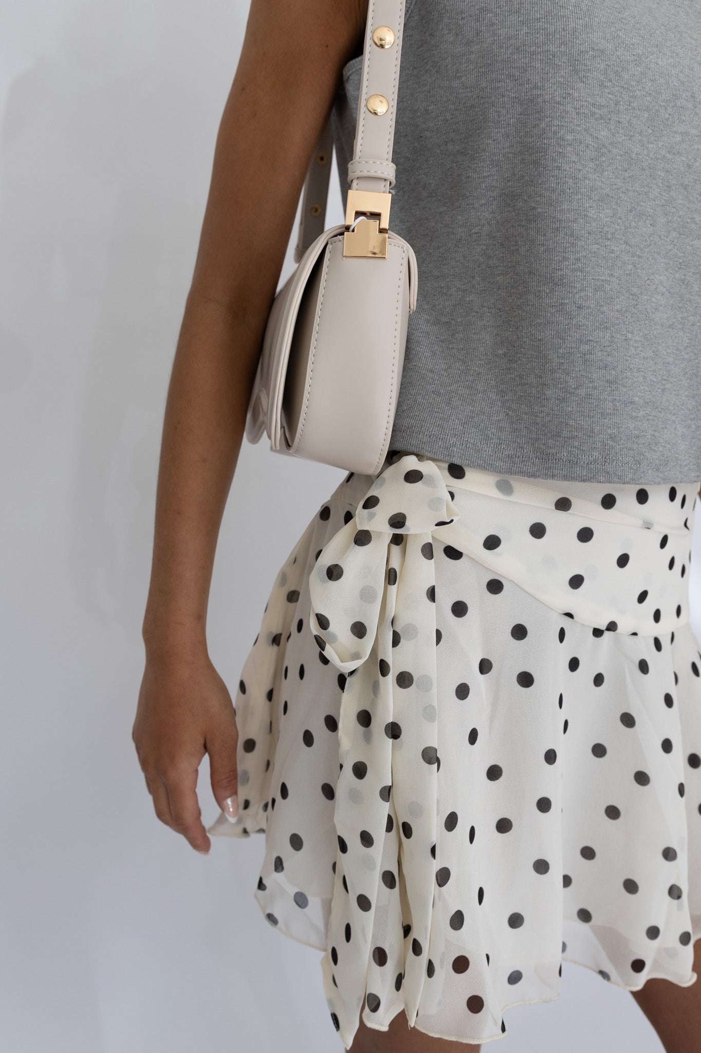 Carly Polka Dot Mini Skirt