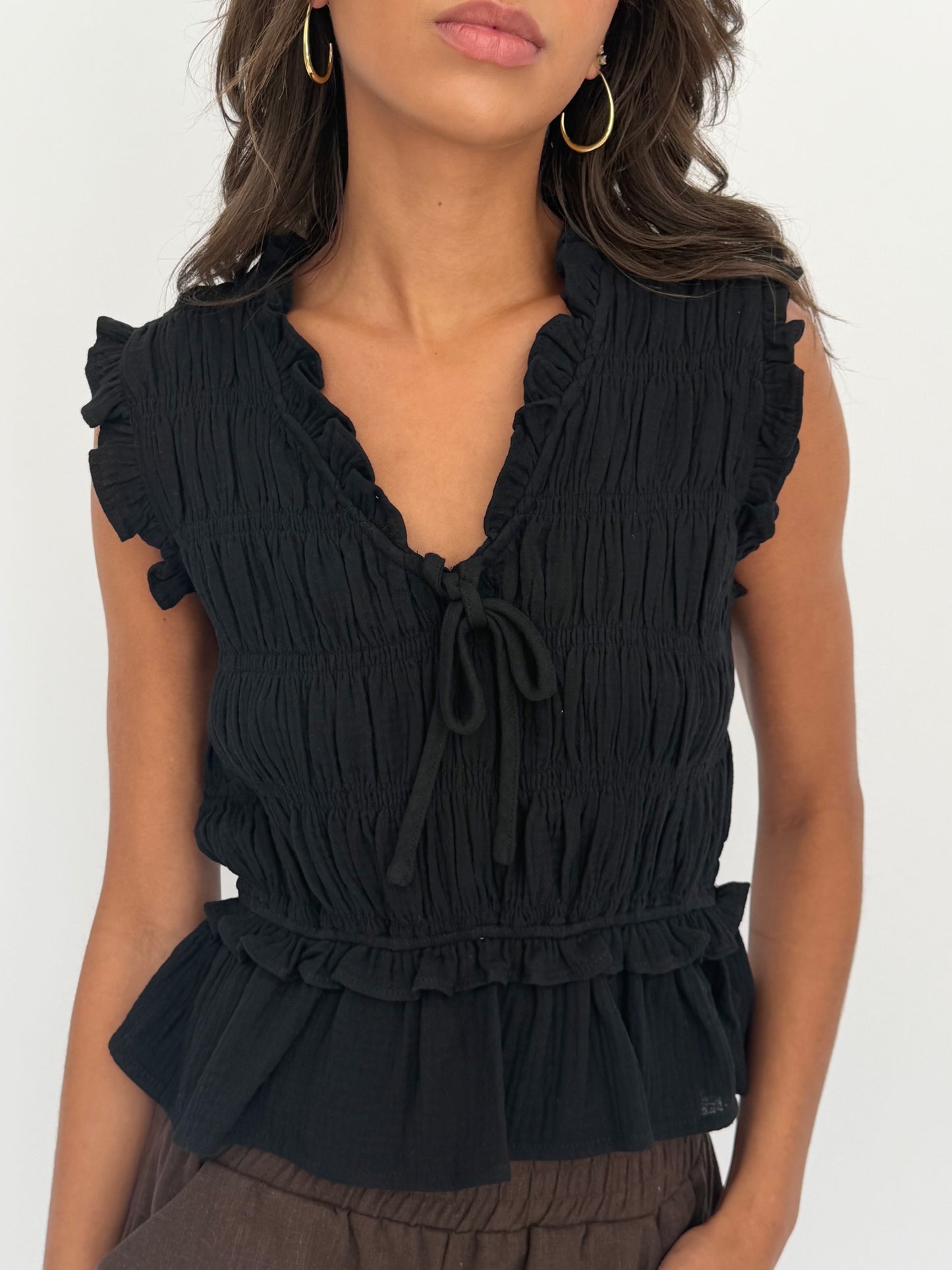 Claire Ruffle Top
