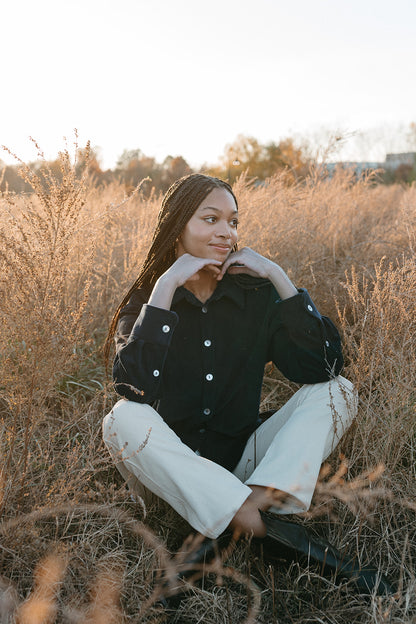 Camille Shirt | Navy