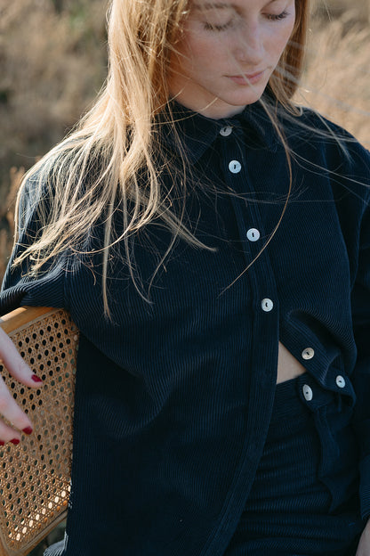 Camille Shirt | Navy