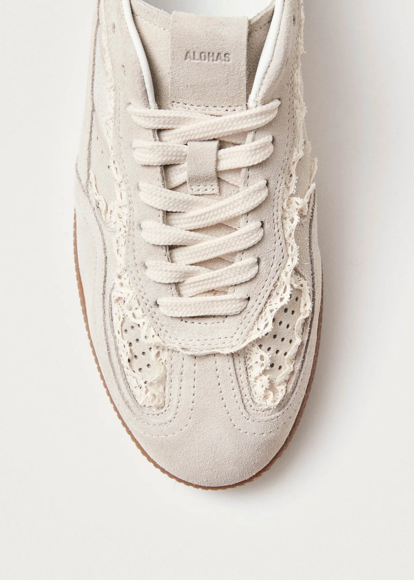 Tb. 490 Sneaker in Crochet Cream