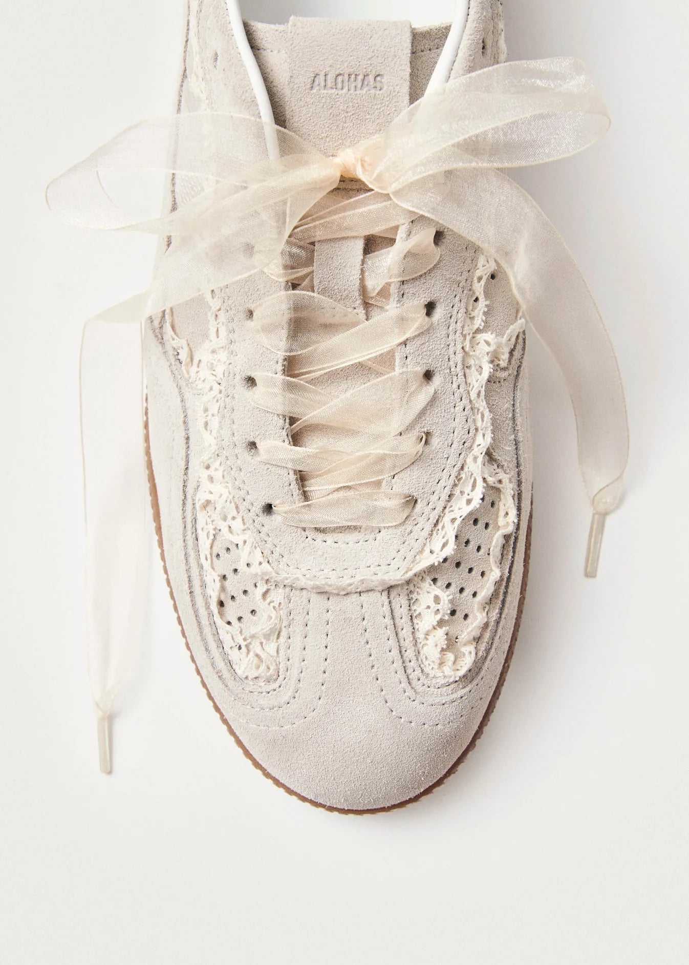 Tb. 490 Sneaker in Crochet Cream