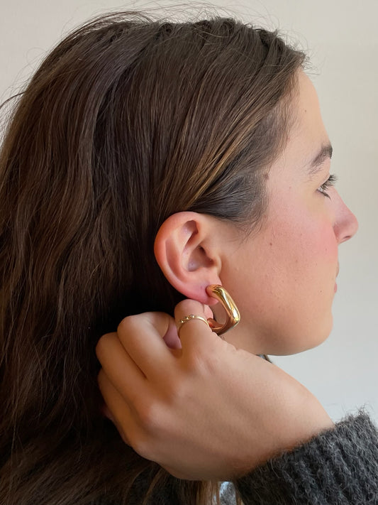 Square Hoop Earrings