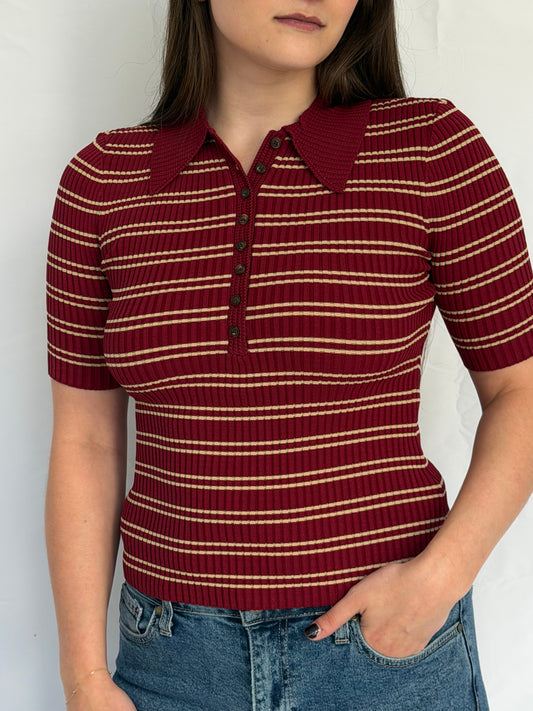 Ina Stripe Knit Top | Multiple Variants
