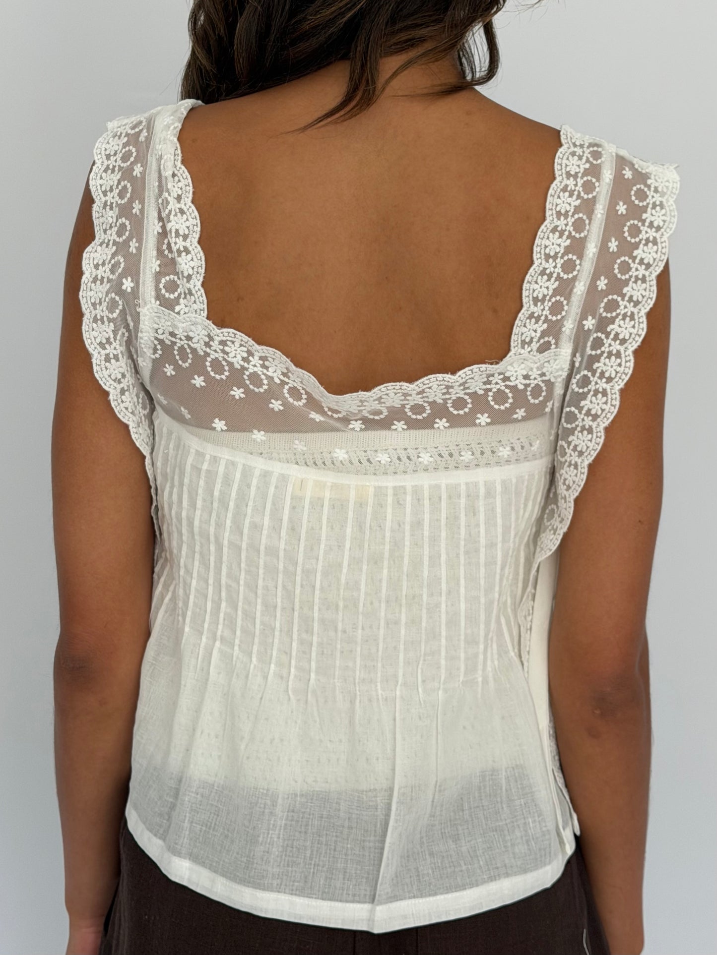 Julie Self-Tie Cotton Top