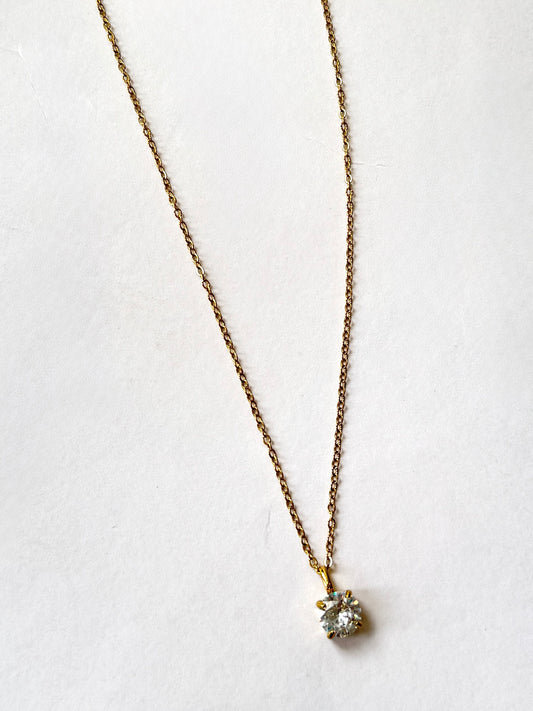 Square Diamond Necklace
