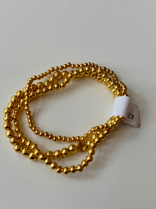 Cross Multilayer Ball Chain Bracelet