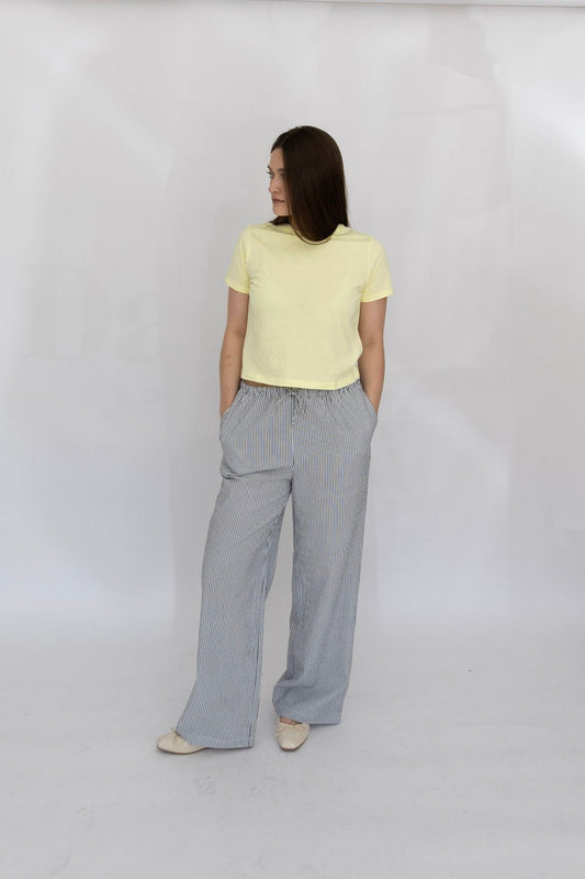Striped Wide Leg Pants