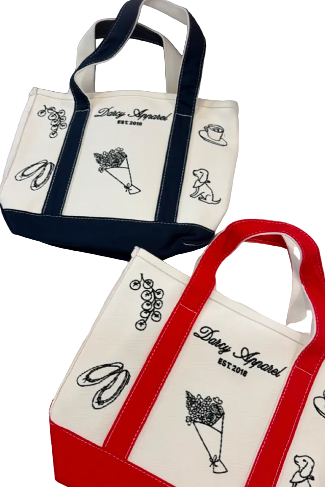 Darcy Embroidered Tote