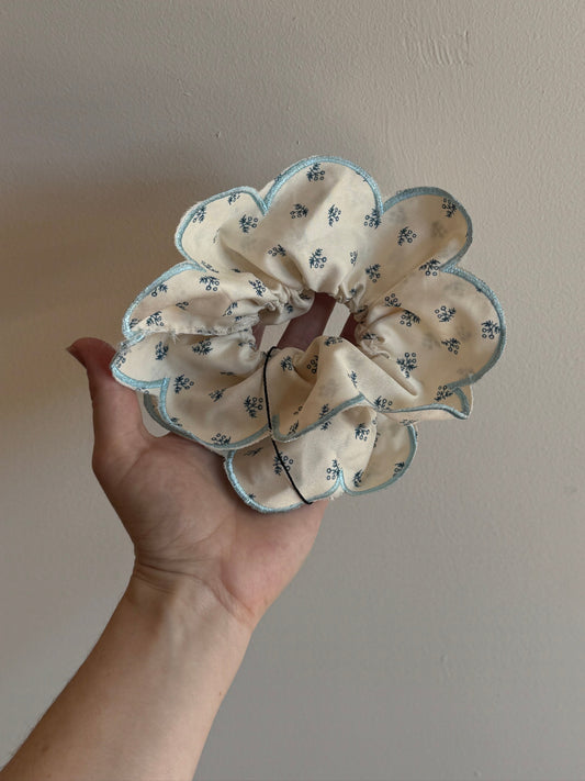 Scallop Double Ruffle Scrunchie