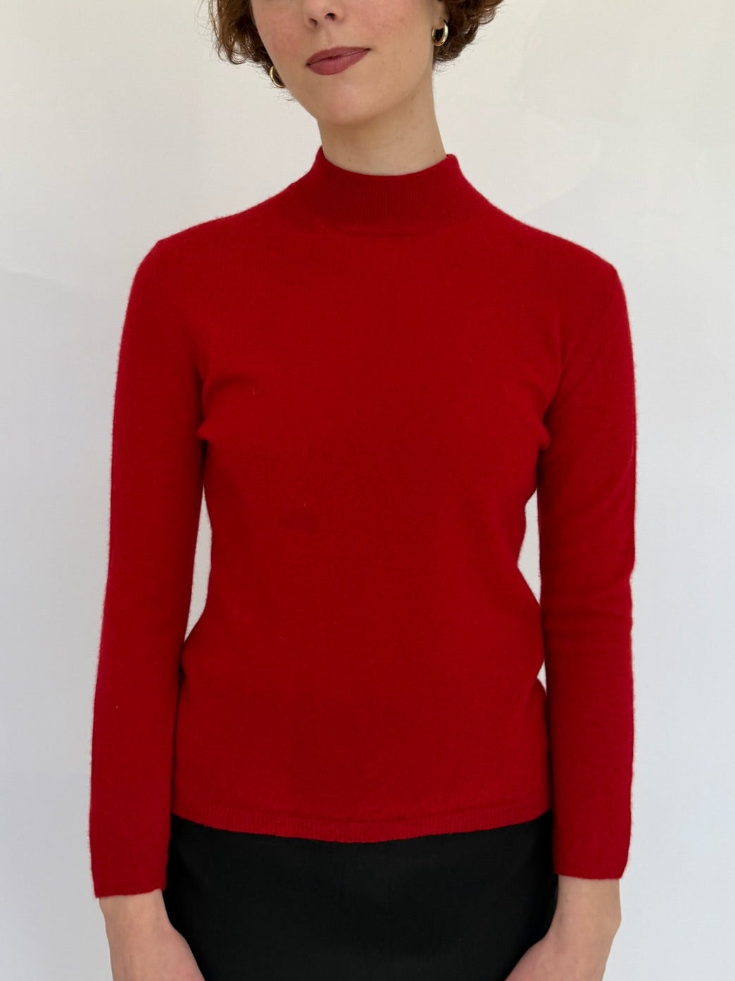 Red Cashmere Sweater