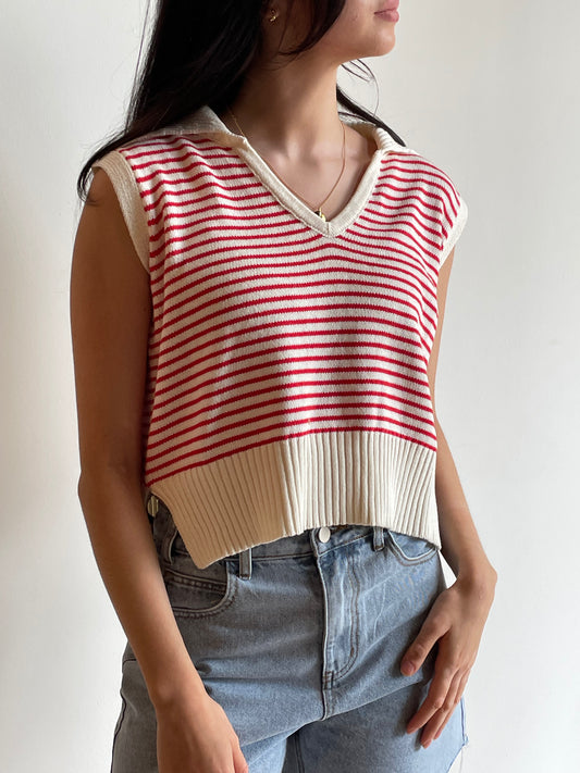 Striped Sweater Vest
