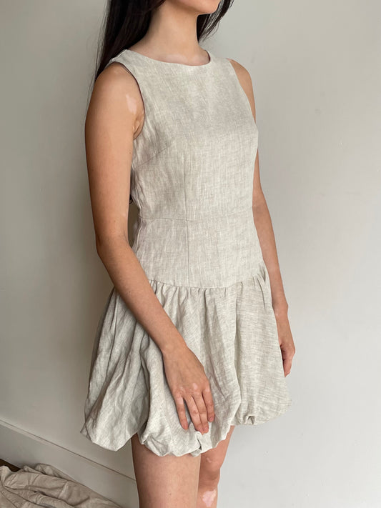 Linen Bubble Dress