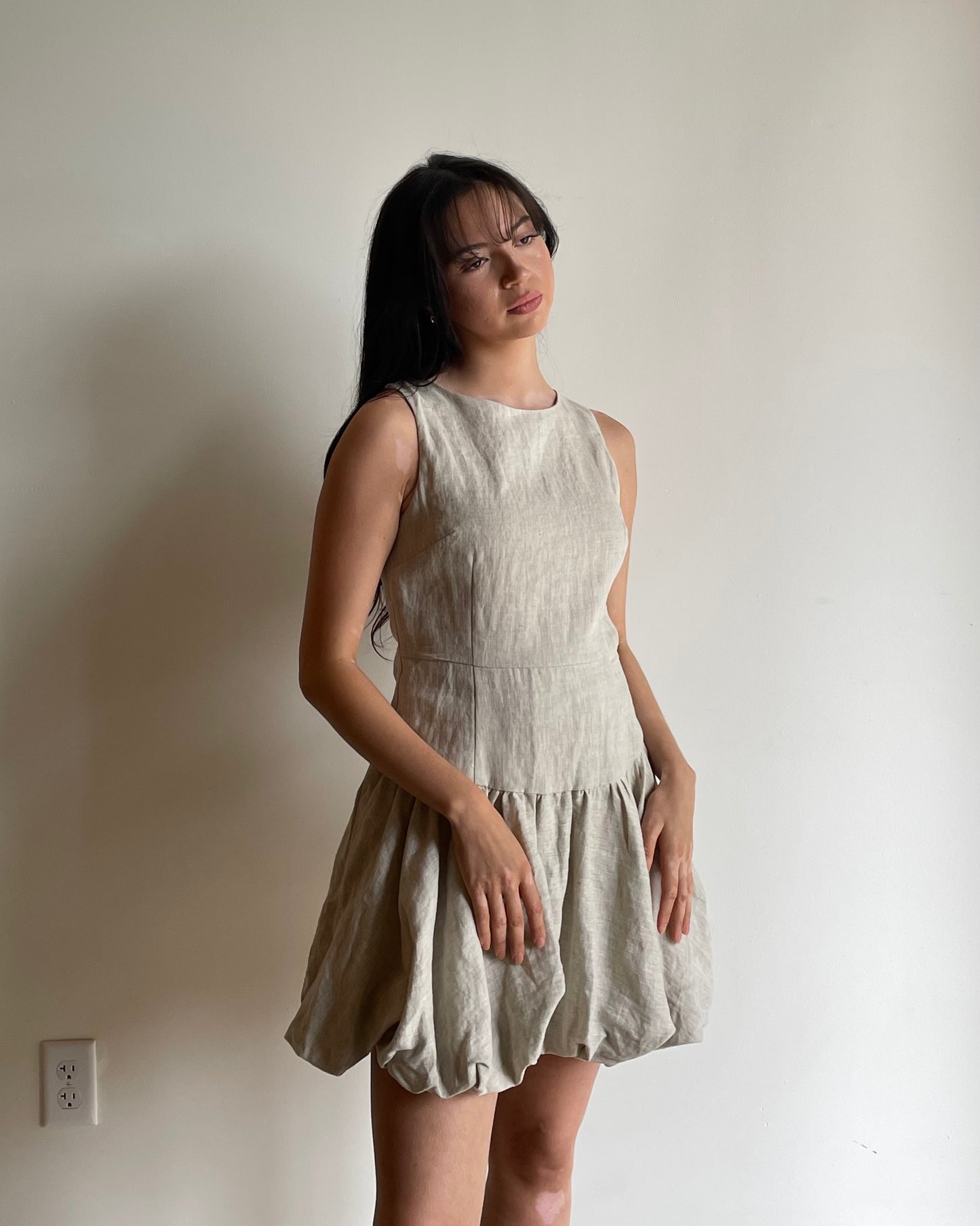 Linen Bubble Dress