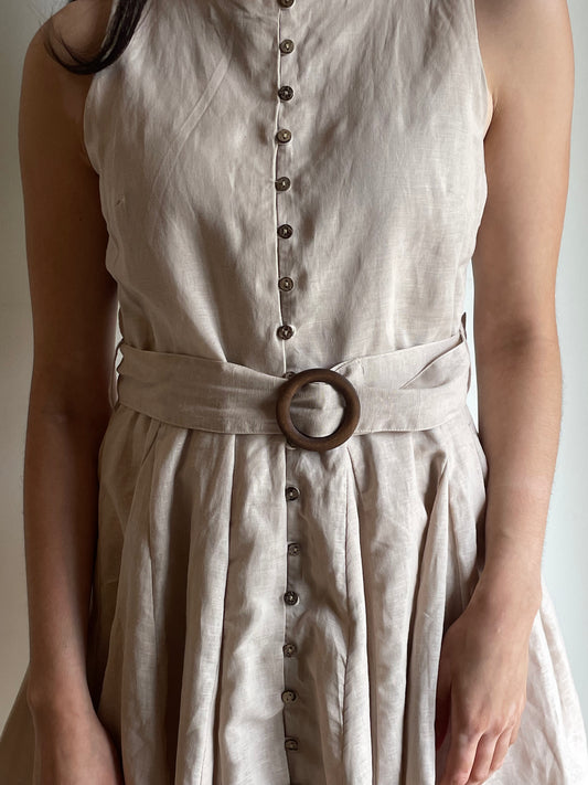 Button Down Linen Dress