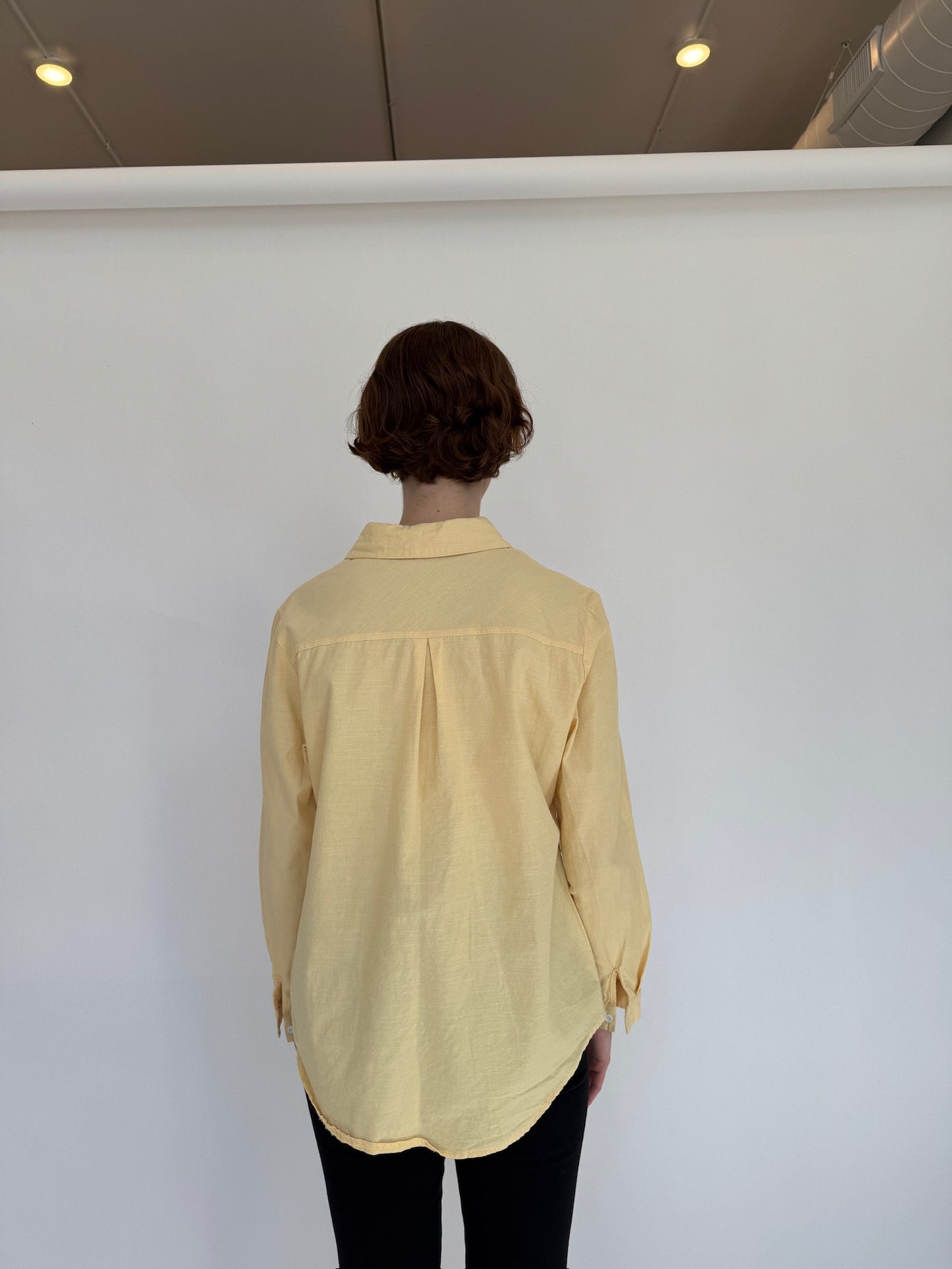 Structured Cotton Button Up