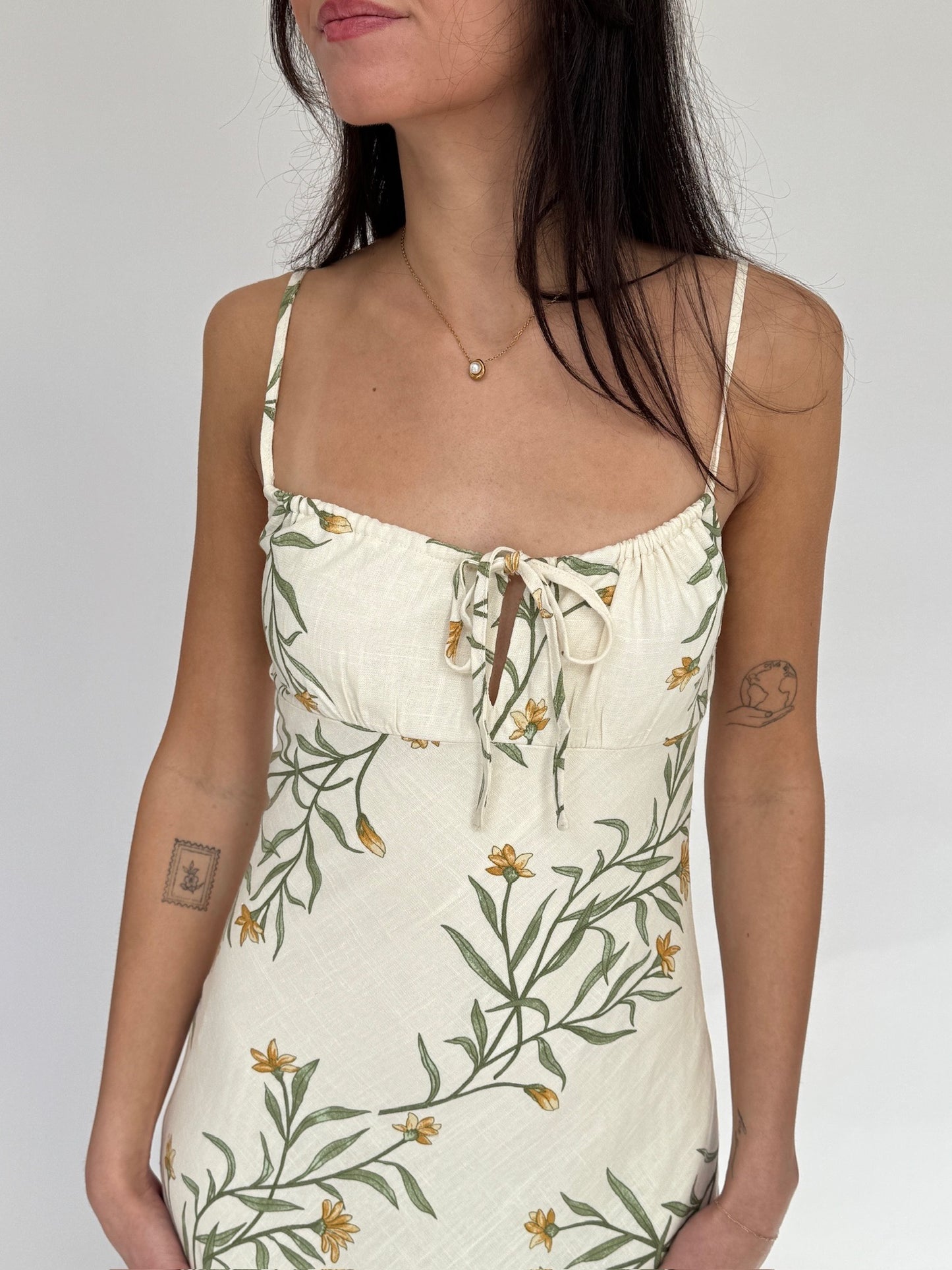 Shelly Linen Maxi Dress