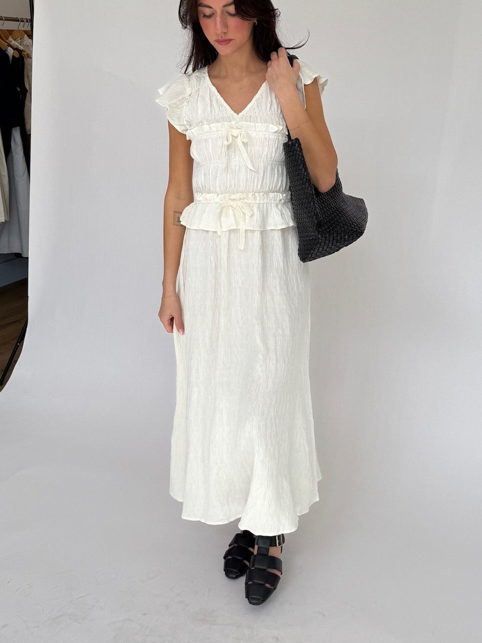 Veronica Front Ruffle Dress