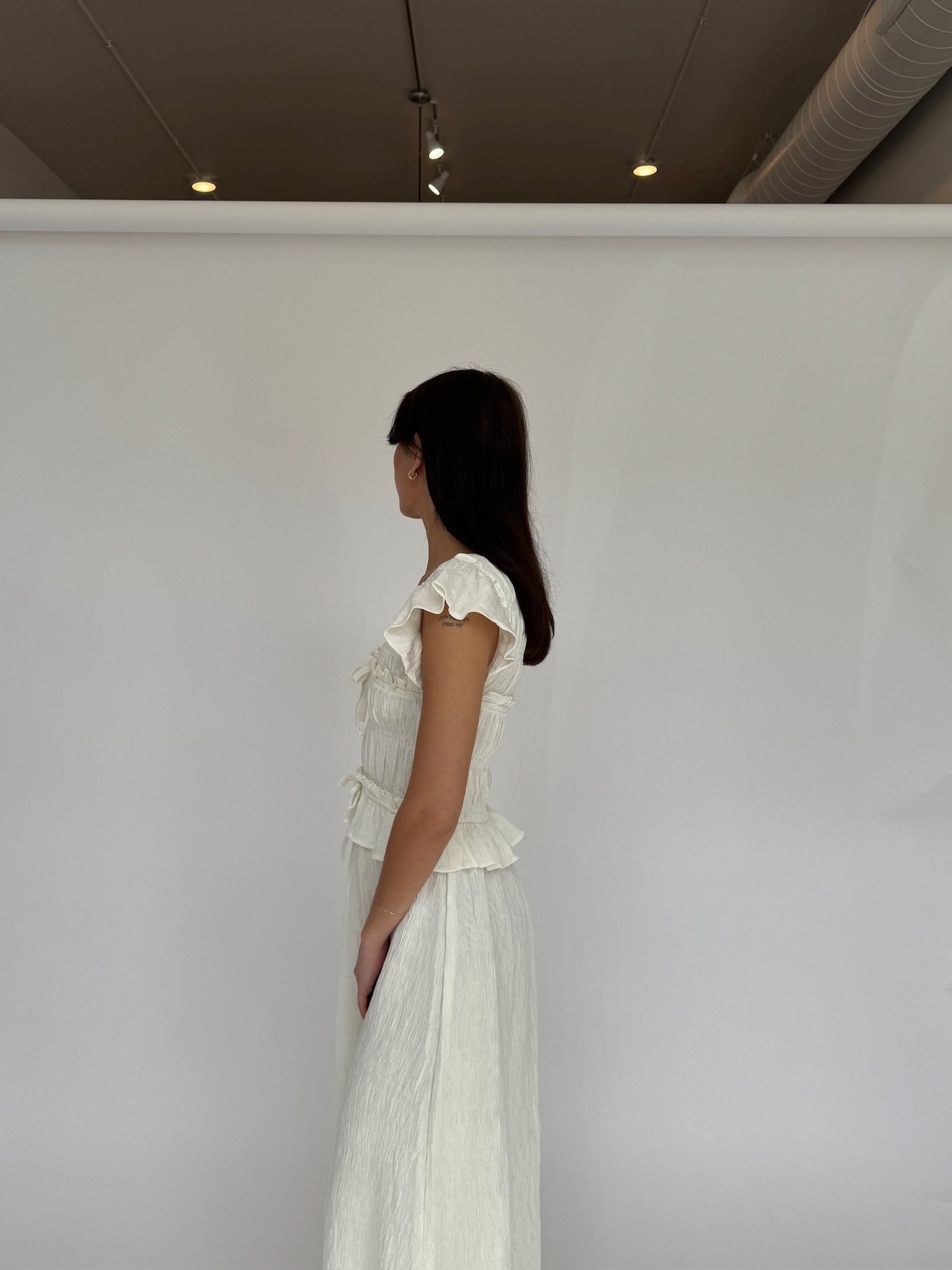 Veronica Front Ruffle Dress