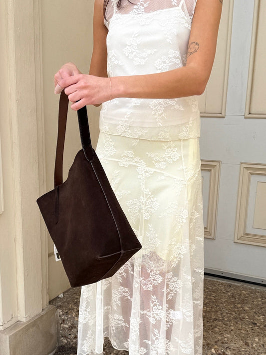 Colette Leather Bucket Bag