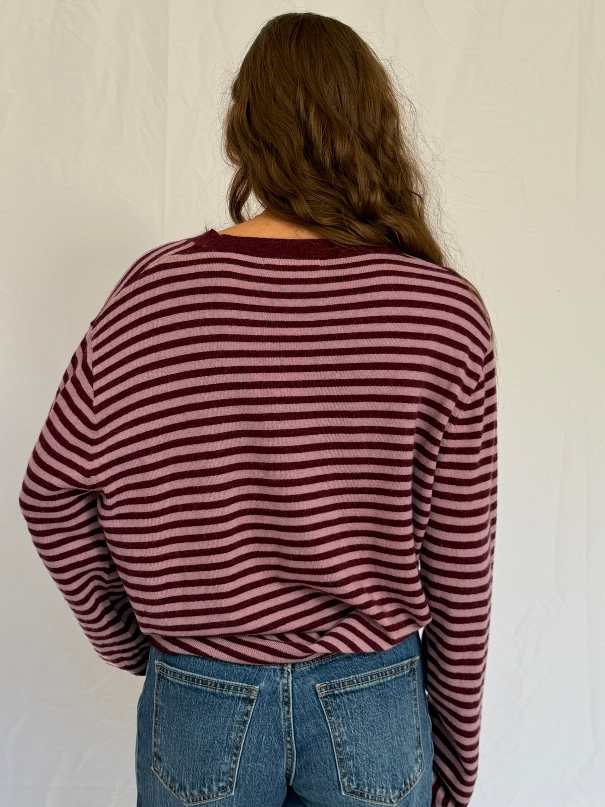 Izzy Striped Relaxed Knit Top